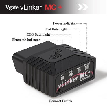 Vgate vLinker MC+ Bluetooth BLE OBD2 Scanner