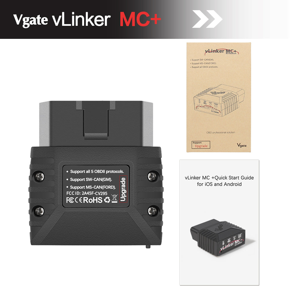Vgate vLinker MC+ Bluetooth BLE OBD2 Scanner