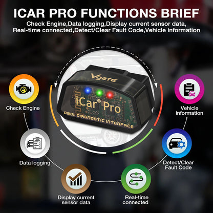 Vgate iCar Pro Wi-Fi OBD2 Diagnostic Scanner