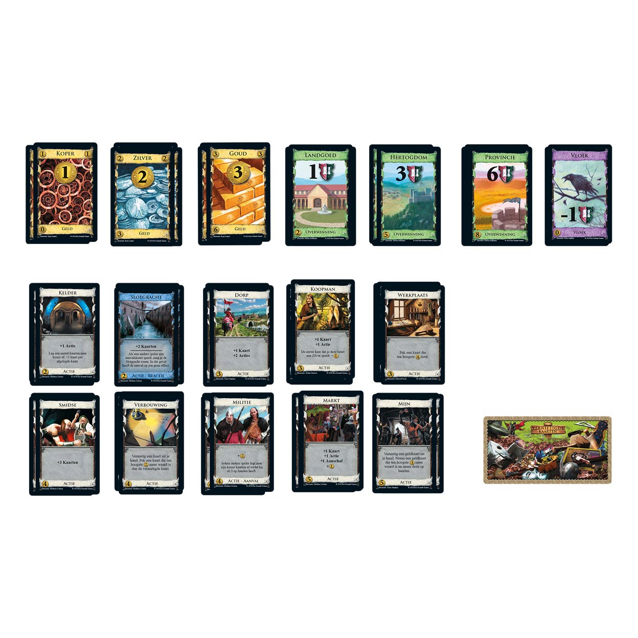 Dominion Second Edition Strategy Card Game by 999 Games for 2-4 Players