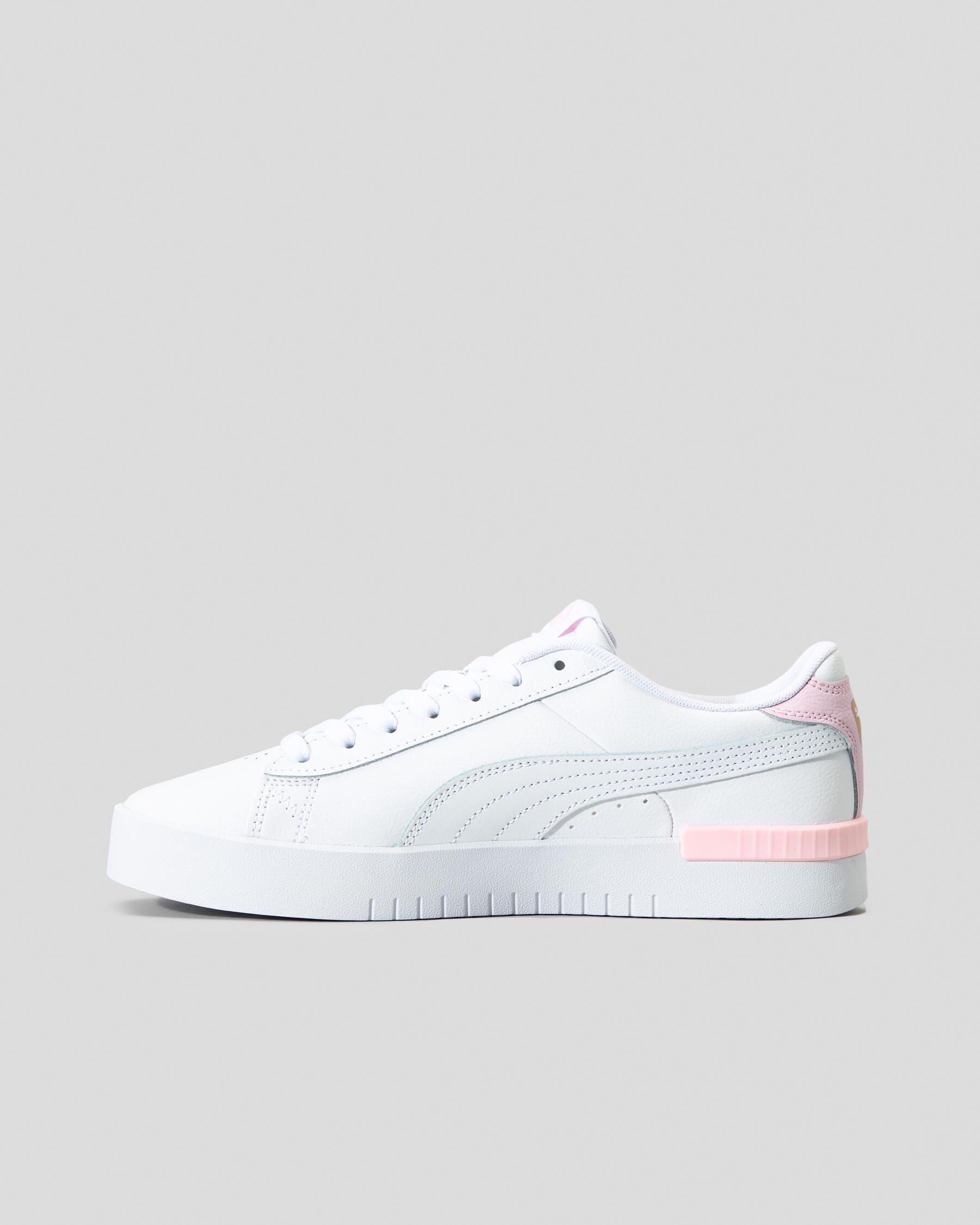Puma Jada Renew Women's Comfort Sneakers: White, Gold & Mist