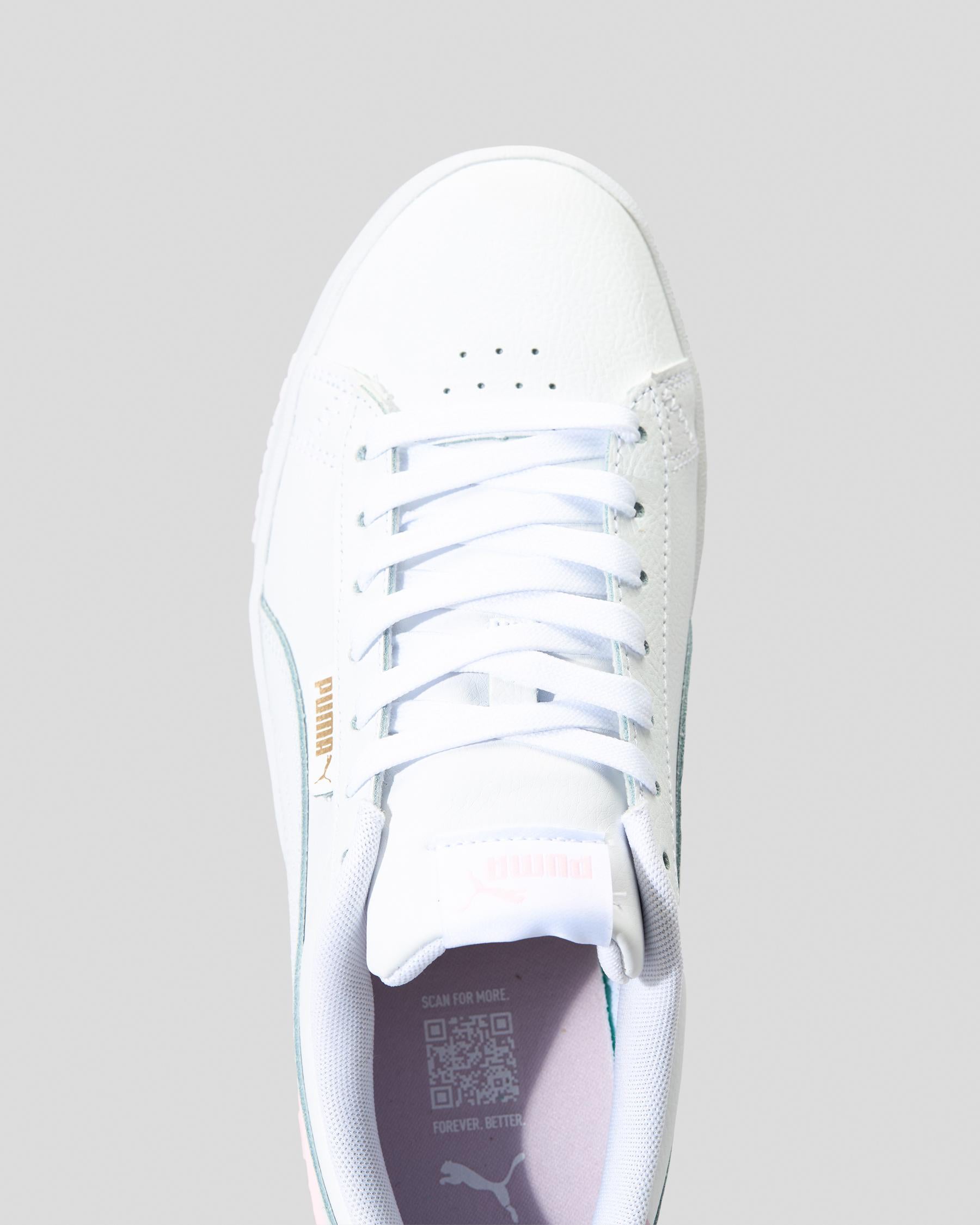 Puma Jada Renew Women's Comfort Sneakers: White, Gold & Mist