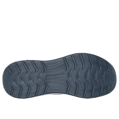 Men's Skechers Relaxed Fit Decklan Slip-On Shoes Navy Vegan