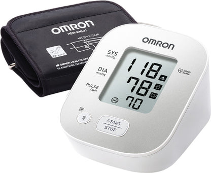 Omron X2 Smart+ Bluetooth Upper Arm Blood Pressure Monitor for Accurate Home Readings