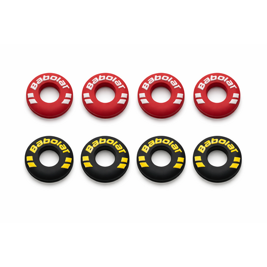 8 Pieces Durable Vibration Dampener Soft Tennis Racket Shock Absorber Tire Shape