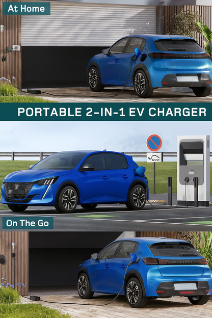 Dé 3.68kW Portable EV Charger with 6m Type‑2 Cable