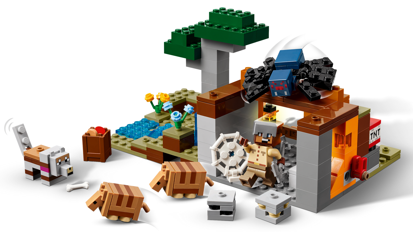 LEGO Minecraft Armadillo Mine Expedition Building Set with TNT Blast & Figures