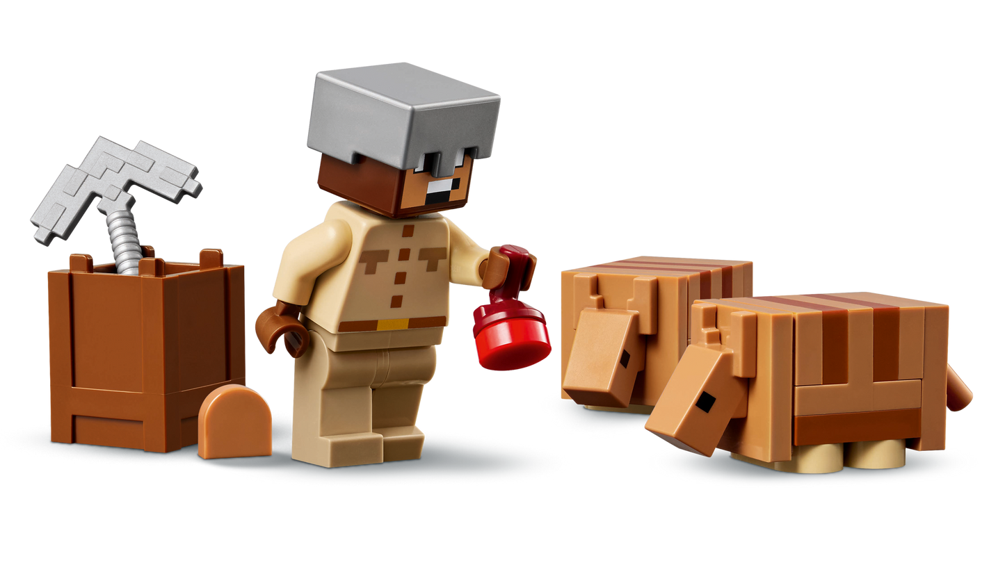 LEGO Minecraft Armadillo Mine Expedition Building Set with TNT Blast & Figures