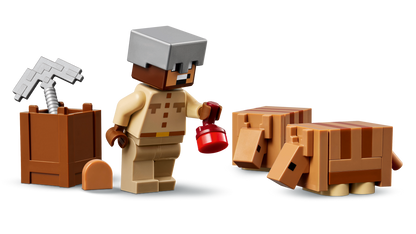 LEGO Minecraft Armadillo Mine Expedition Building Set with TNT Blast & Figures