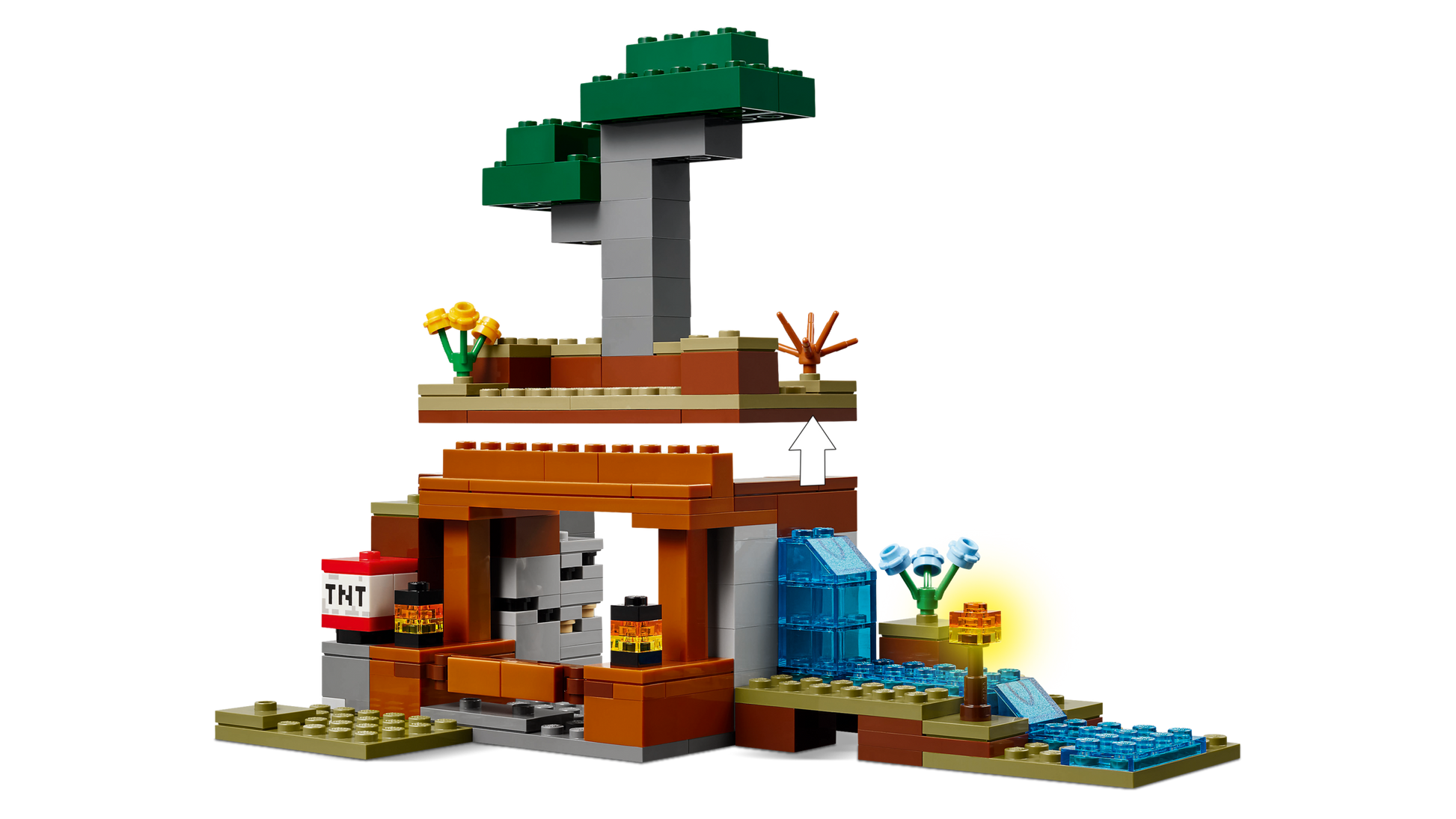 LEGO Minecraft Armadillo Mine Expedition Building Set with TNT Blast & Figures