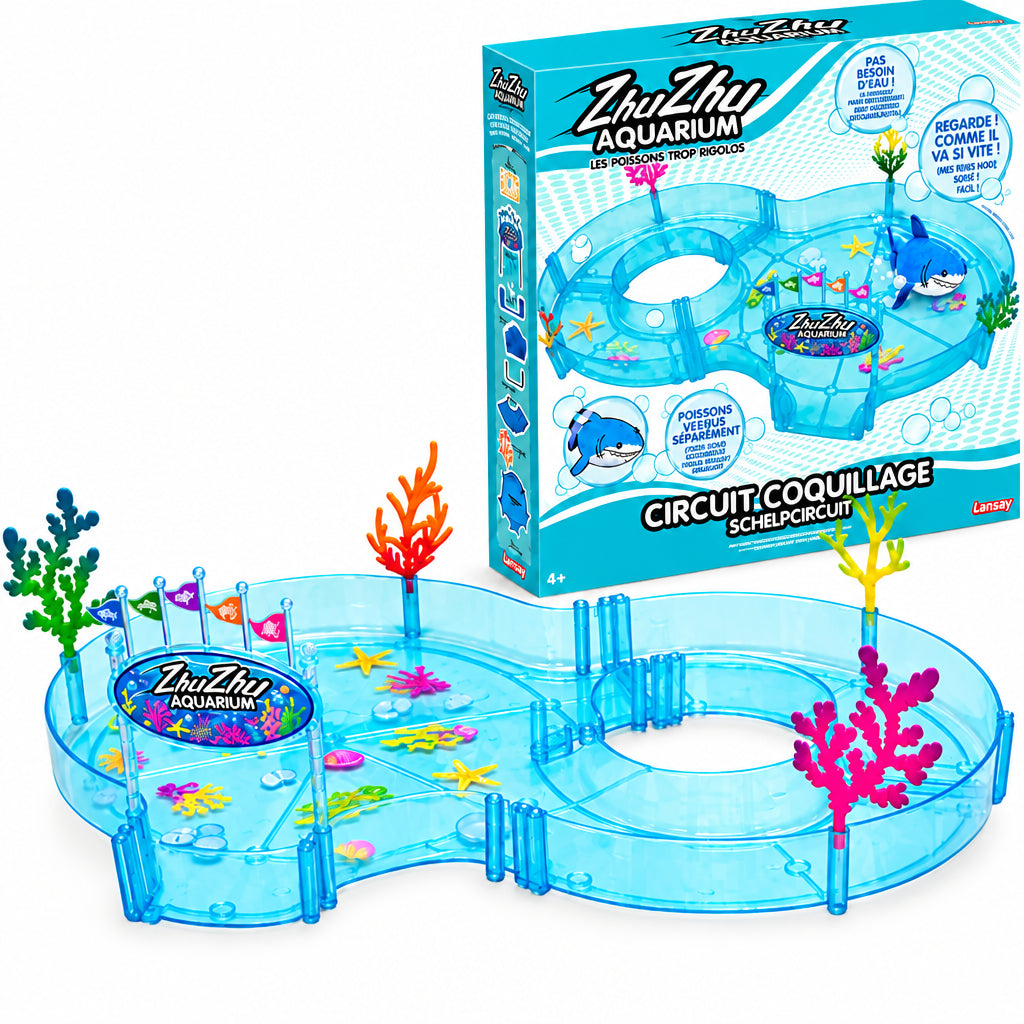 Lansay Zhu Zhu Aquarium Shell Track Playset