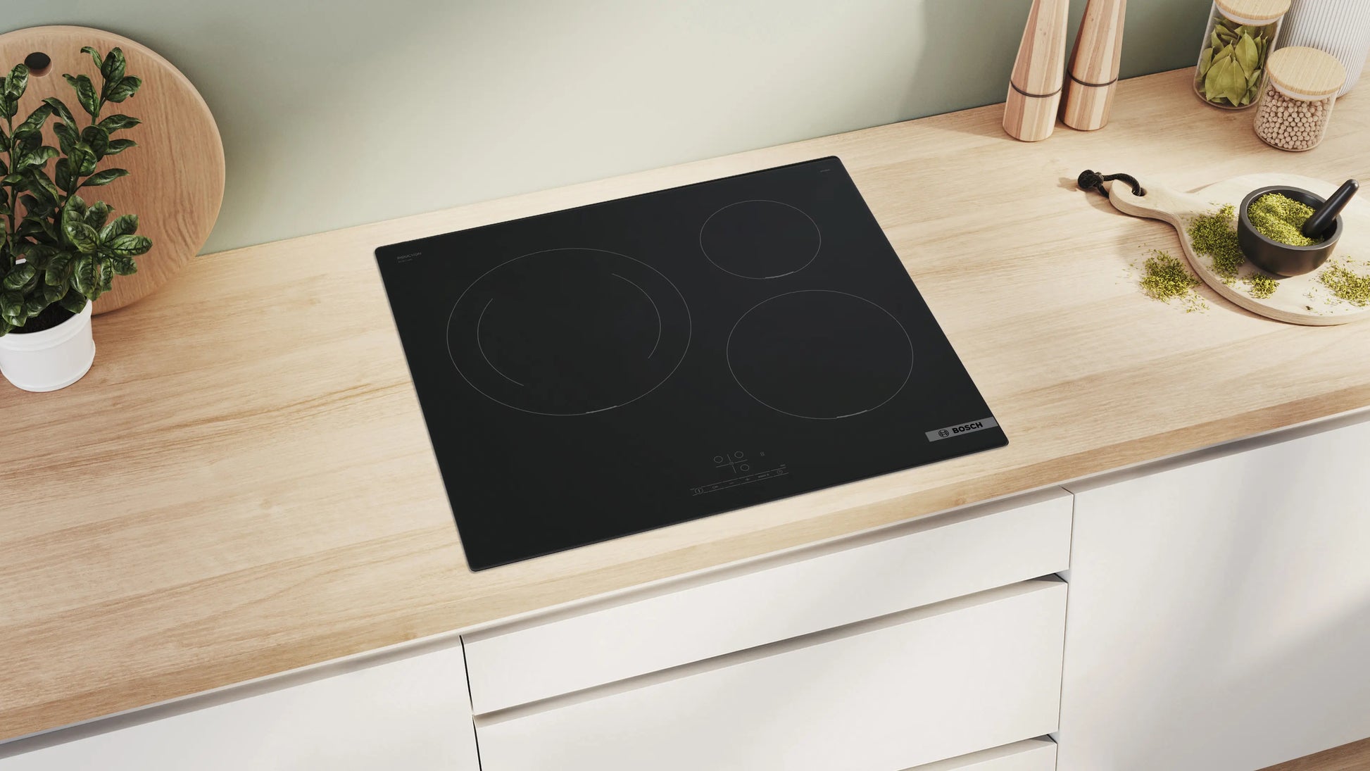 Bosch Series 4 Induction Cooktop 60 cm Frameless Black