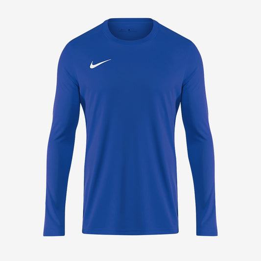 Nike Park VII Long Sleeve Football Jersey Royal Blue White Men's Teamwear