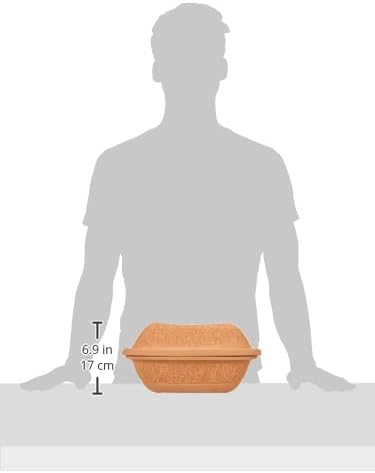 Römertopf Classic Terracotta Clay Pot – 4‑Serving Oven‑Safe Casserole
