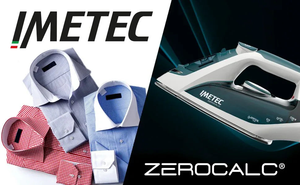 Imetec ZeroCalc Z1 2500 Dry & Steam Iron - Stainless Steel Soleplate, 2200W - Gomix Brands Outlet