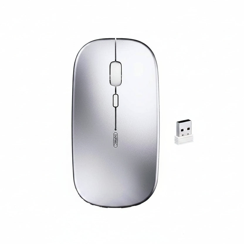 Inphic PM1/PM1BS Rechargeable Silent Click Wireless Bluetooth USB Mouse