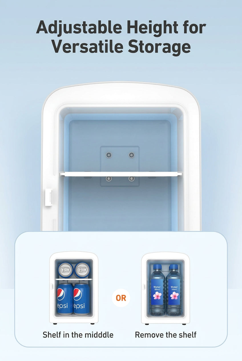 AstroAI M040B Mini Fridge 4L 6 Can AC/DC