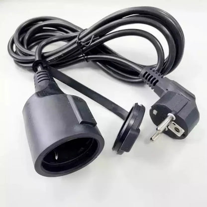 Reliable European 3-Prong AC Power Cable – Universal Euro Extension Cord