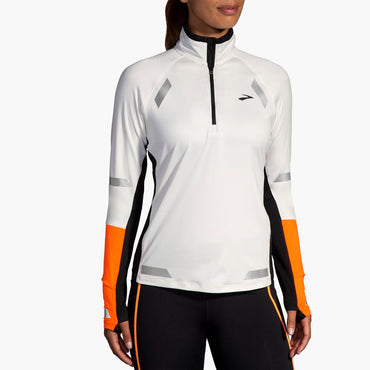 Women's Brooks Run Visible Half Zip 2.0 Reflective Running Top