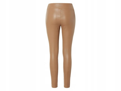 Esmara Women's Faux Leather Leggings Brown 44