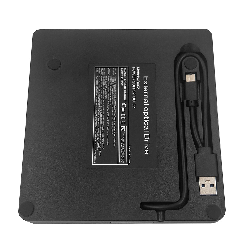 USB 3.0 Portable Ultra Thin External CD DVD Drive for Laptop PC Apple