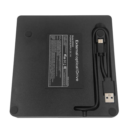 USB 3.0 Portable Ultra Thin External CD DVD Drive for Laptop PC Apple