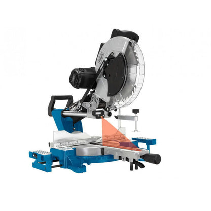 Scheppach HM140L Double Bevel Sliding Miter Saw with Extra Saw Blade