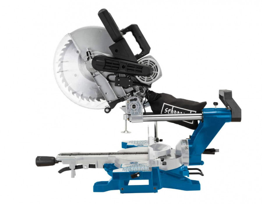 Scheppach HM140L Double Bevel Sliding Miter Saw with Extra Saw Blade