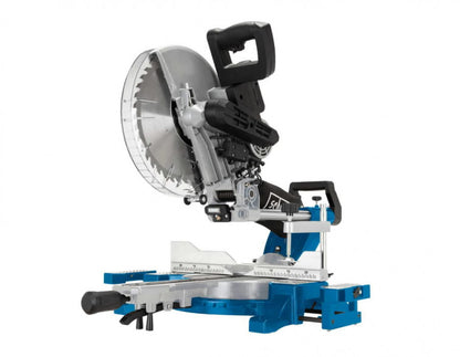 Scheppach HM140L Double Bevel Sliding Miter Saw with Extra Saw Blade