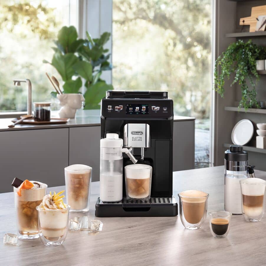 DeLonghi Eletta Explore ECAM450.55.G Automatic Coffee Maker Dark Grey