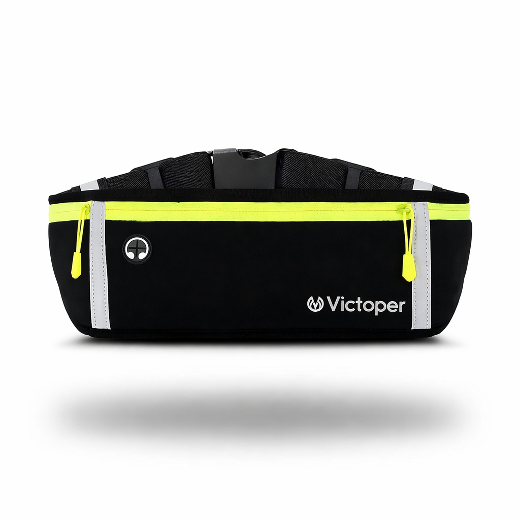 Victoper Adjustable Sweat-Proof Running Belt with Reflective Stripsfor Runners