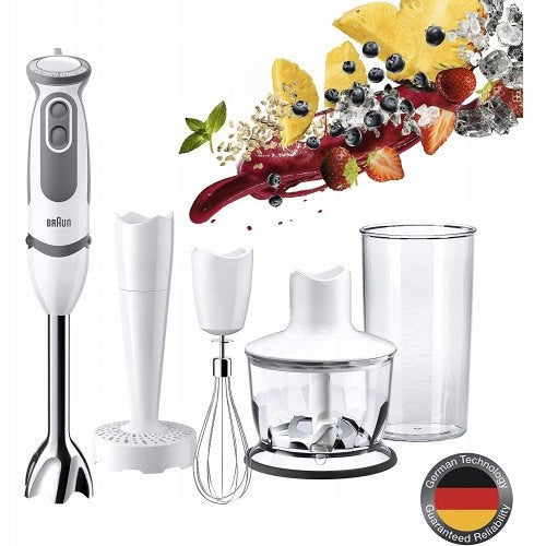 Braun MultiQuick 5 MQ5237WH Immersion Blender 1000W Grey White
