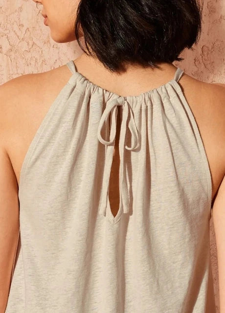 Esmara Women's Linen-Viscose Tank Top Beige