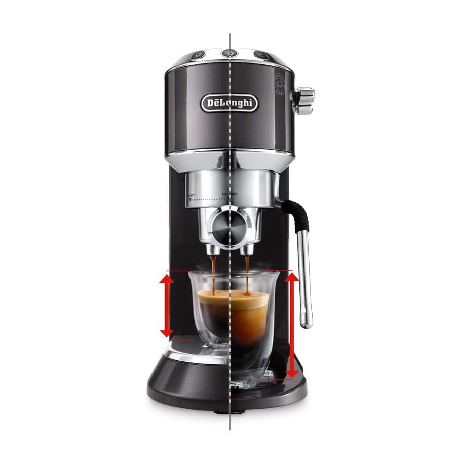 DeLonghi EC885.GY Dedica Arte Manual Coffee Maker Grey 0132106255