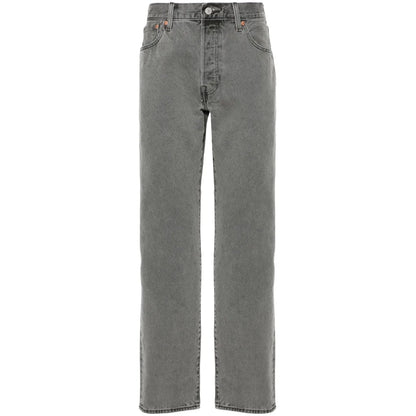 Men's Levi's 501® Original Straight Leg Washed Ash Grey Denim Jeans