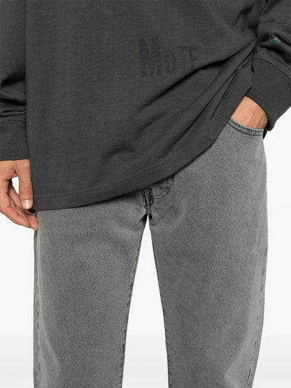 Men's Levi's 501® Original Straight Leg Washed Ash Grey Denim Jeans