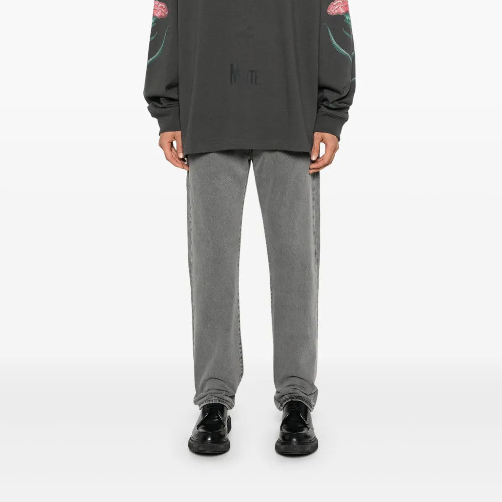 Men's Levi's 501® Original Straight Leg Washed Ash Grey Denim Jeans