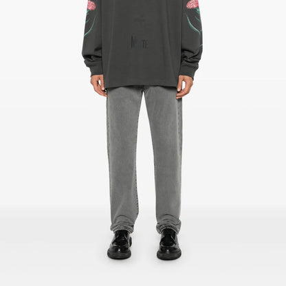 Men's Levi's 501® Original Straight Leg Washed Ash Grey Denim Jeans