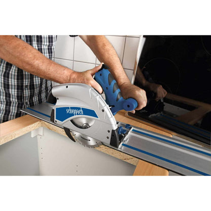 Scheppach PL55 1200W Plunge Saw with 2x700mm Guide Rail Kit
