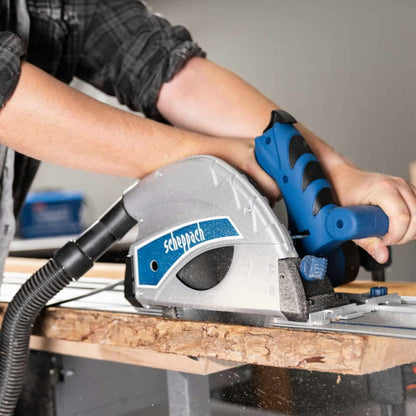 Scheppach PL55 1200W Plunge Saw with 2x700mm Guide Rail Kit