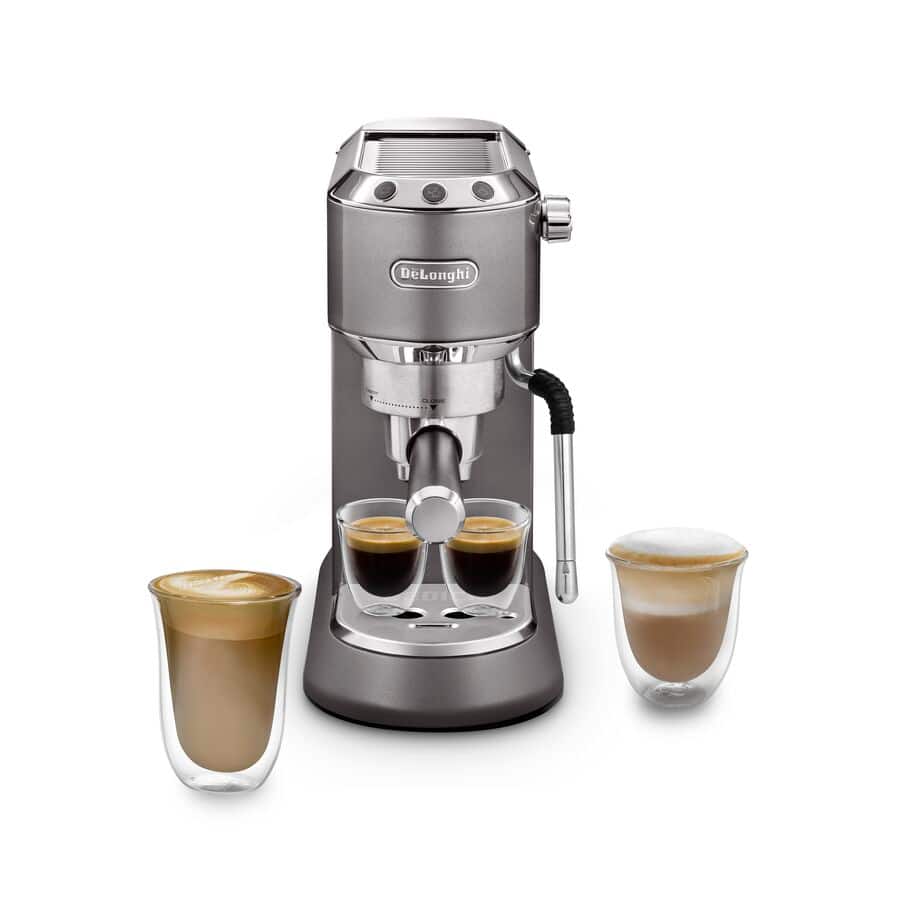 DeLonghi EC885.GY Dedica Arte Manual Coffee Maker Grey 0132106255