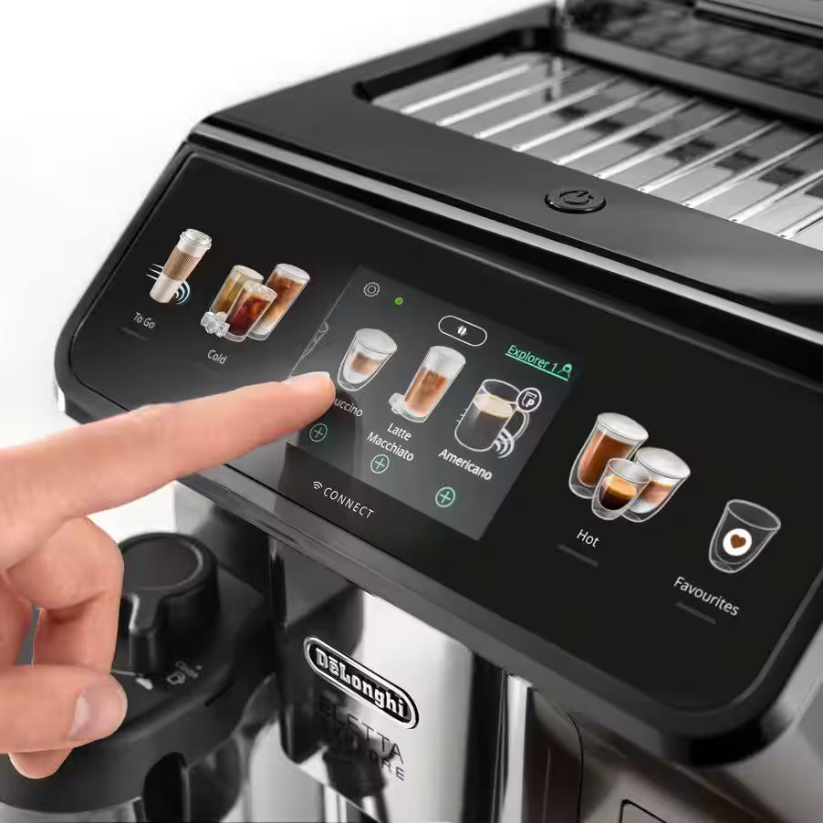De'Longhi Eletta Explore Automatic Coffee Maker ECAM450.86.T Stainless Steel