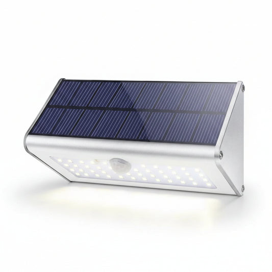CAIYUE Outdoor Motion Sensor Light 46 LED 1100 Lumens IP65 White HBT-1606PIR