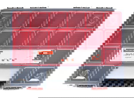 Kistenberg NORB35 Organizer Box with 11 Removable Compartments for Small Parts