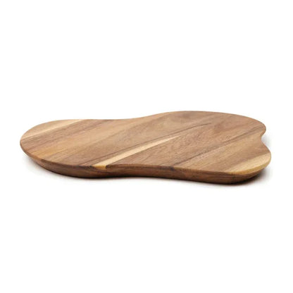 VINGA Organic Acacia Wood Serving Board: Unique Grain, Angled Edges – Perfect for Entertaining - Gomix Brands Outlet