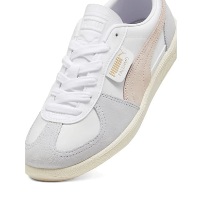 PUMA Palermo White Rosebay Women's Classic Leather Low-Top Lifestyle Sneakers