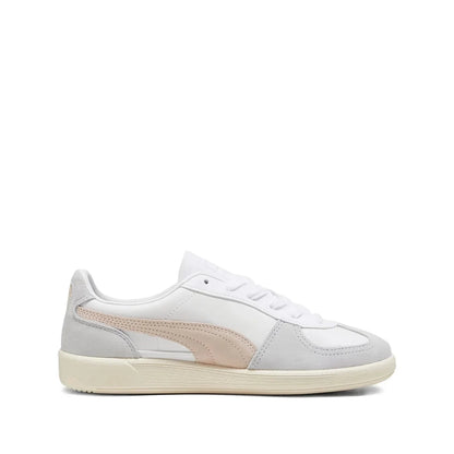 PUMA Palermo White Rosebay Women's Classic Leather Low-Top Lifestyle Sneakers