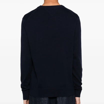 Men's Tommy Hilfiger Midnight Blue Cotton-Cashmere Crew Neck Sweater
