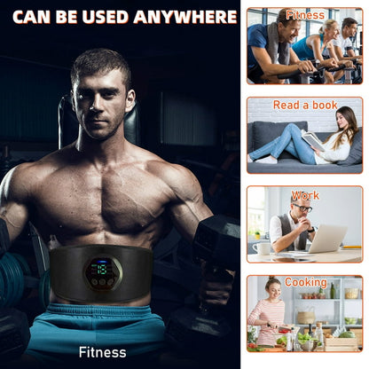 DFITO Wireless EMS Smart Abdominal Muscle Toner Belt for Core Strength Training