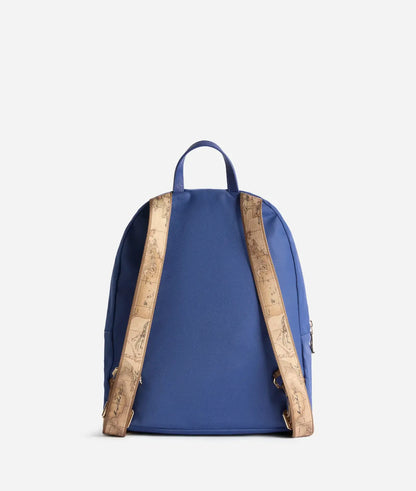 Alviero Martini Women's Nylon Eco Vibe Backpack Denim Blue